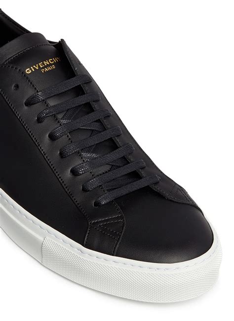 givenchy black leather sneakers|givenchy sneakers size guide.